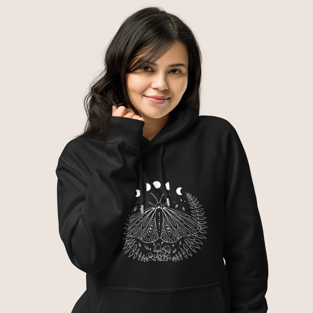 Unisex Hoodie Bio-Baumwolle | Motte
