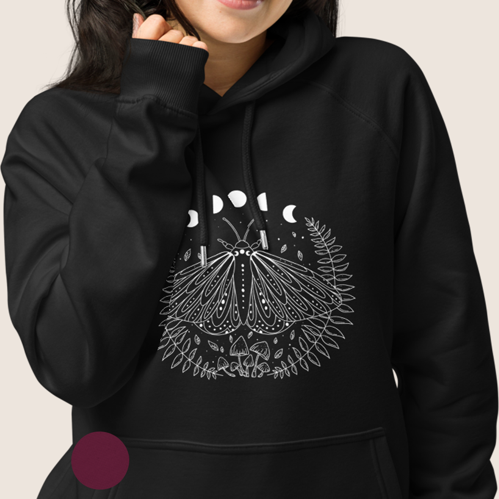 Unisex Hoodie Bio-Baumwolle | Motte