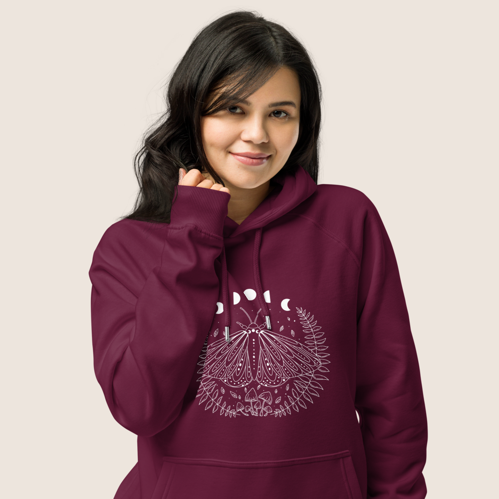 Unisex Hoodie Bio-Baumwolle | Motte